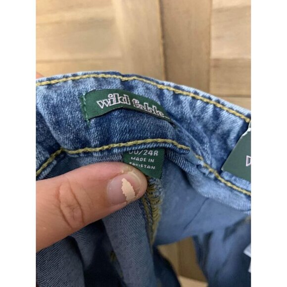 NWT Wild Fable Highest Rise Denim Shorts Sexy Booty Summer Y2K Women's Size 00 - Picture 4 of 6